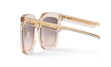 Indlæs billede til gallerivisning PREGO - Fabiola - Translucent Gold - Oversize Solbriller